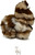 INKARI Plyšová hračka Alpaca Medium limited edition Brown Zebra 32cm