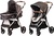 BABYONO Universelles Kinderwagennetz - Schwarz
