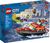 LEGO® City 60373 Barcă și barcă de salvare a incendiilor