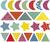 Janod Stickers Samolepky Geometrické tvary 150 ks