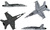 Kit modello aereo 0016 - F/A-18C/D WILD WEASEL (1:72)