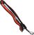 Vodítko Dog Fantasy USB LED nylonové bežecké oranžové 2,5x180-250cm