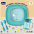 CHICCO Set za jelo - zdjela, tanjur, boca i pribor blue 12m+