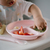 BABYONO Silikonschale mit Saugnapf - Rosa 6m+