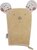 EKO Toallita de algodón con orejas Bear Beige 20x15 cm