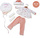 Llorens M740-96 oblečenie pre bábiku  NEW BORN veľkosti 40-42 cm