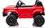 Elektrické autíčko Toyota Landcruiser 12V, červené, široké jednomiestne sedadlo, 2,4 GHz d