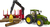 Tractor Bruder John Deere 7R 350 cu remorcă și grinzi