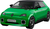 Cobi Renault 5 e-tech 1:35 Zelená