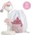 Llorens M26-314 oblečok pre bábiku bábätko NEW BORN veľkosti 26 cm s doplnkami