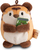 NICI plyš MyMochi Tiger Tiggy 8cm v kostýme hamburger a uhorka, set darčekové balenie