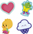 Janod Stickers Samolepky Emócie 100 ks od 3 rokov