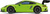 Auto Hybrid 51002 Porsche 911 GT3 R Acid Green