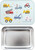 A Little Lovely Company – boîte à déjeuner en acier inoxydable avec couvercle en plastique – véhicul