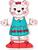 Woody Puzzle guardaroba Kitten, 18 pezzi