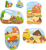 Haba Puzzle pre najmenších Stavenisko 4 ks