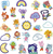 Janod Stickers Samolepky Emócie 100 ks od 3 rokov