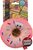 Hračka Dog Fantasy donut s tvárou ružový 12cm