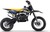 Motocross a benzina per bambini Beneo Motors Cross TRX giallo - 60cm3