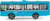 Kovový autobus DPO Ostrava modrý 8 cm