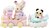 Sylvanian Families Lietadlo, vláčik a baby figúrky v zábavnom parku