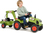 Falk Tractor de pedales Claas Arion 410 con excavadora y remolque