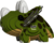 EUGY Triceratops 3D kartonová skládačka