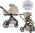 Easywalker Kočík kombinovaný Zoey Almond Taupe