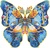 RoboTime Drevené puzzle motýľ Morpho Helena