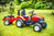 Falk Šliapací traktor 996AB Case IH Puma 240CVX s vlečkou - červený