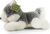 Cane husky di peluche sdraiato 20 cm Eco-Friendly