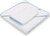 Toalla de felpa para niños con capucha New Baby BASIC 80x80 blanco-azul