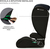 KINDERKRAFT Asiento de coche i-Spark i-Size 100-150 cm Negro