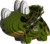 EUGY Triceratops 3D kartonová skládačka