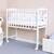 Gyermek kikötői kiságy New Baby MATEO 90x40 cm fehér
