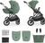 KINDERKRAFT Kočík kombinovaný 2v1 Prime 3 Dark Green