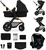 KINDERKRAFT Kočík kombinovaný Moov 2 Air 3v1 Pure Black