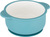 PETITE&amp;MARS Bol ceramic cu înveliș din silicon Teal Blue