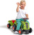Falk Traktor Baby Claas mit Lenkrad, Hupe, Anhänger, Rechen und Schaufel
