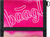 BAAGL Geldbörse Pink Streifen