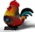 EUGY Hahn 3D Kartonbausatz