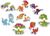 Puzzlika 15252 Dinosaury - puzzle 8 zvieratiek - 16 dielikov