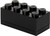 LEGO® mini  box 8 - čierna  46 x 92 x 43 mm