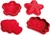 Bigjigs Toys Silikónové formičky červené Cherry