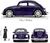 Wednesday auto 1972 VW Beetle 1:24 a figúrka Wednesday