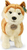 Plyšový pes Akita Inu 30 cm ECO-FRIENDLY