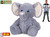 Plush Friends slon plyšový sediaci 0m+ 50 cm