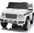 Elektrické autíčko Mercedes G500 12V, biele, 2,4 GHz diaľkové ovládanie, USB / SD Vstup, o