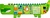 2Kids Toys Soft activity board Crocodil