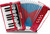 Bontempi drevený akordeón 17 klapiek 331730